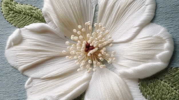 detal haftu z bliska